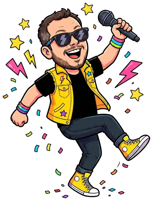 O Astro Desastrado, vocalista da KidRocks
